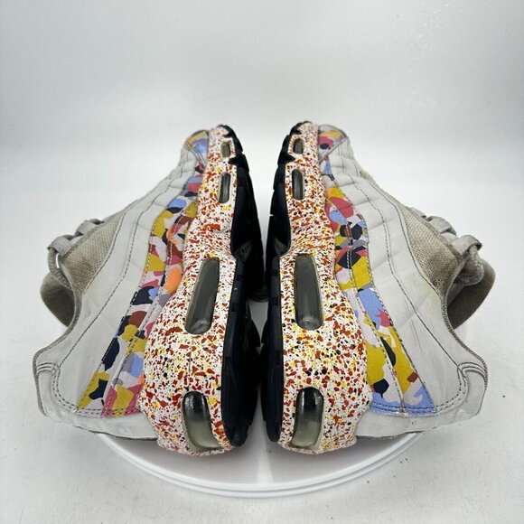 Nike Air Max 95 Women Size 7.5 918413-004 Confetti Vast Grey Midnight Navy Shoes - Picture 8 of 14